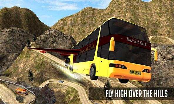 OffRoad Flying Bus Simulator screenshot 4