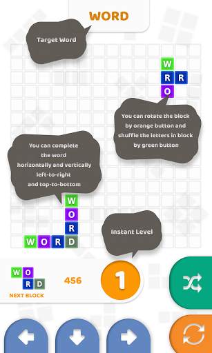 WordTet - Block & Word Puzzle Game screenshot 3