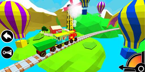 3D Train Engine Driving Game For Kids & Toddlers screenshot 6