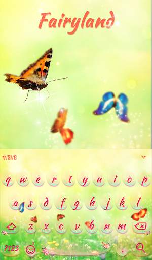 Fairyland Animated Keyboard + Live Wallpaper screenshot 2