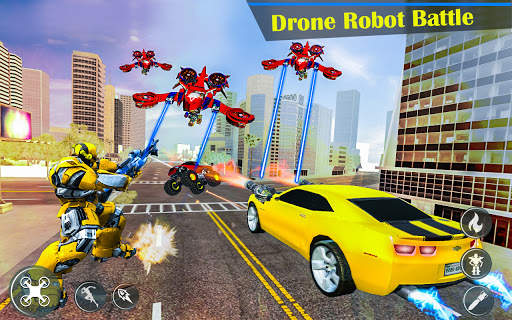 Grand Robot Hero Transform: Drone Car Robot Games screenshot 3