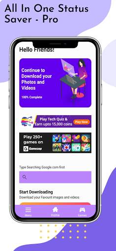 All In One Status Saver - Pro screenshot 1