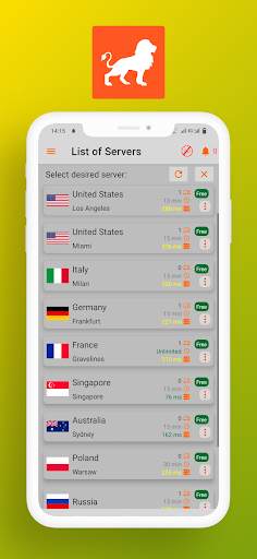 Lion VPN Pro: Secure VPN Proxy screenshot 4