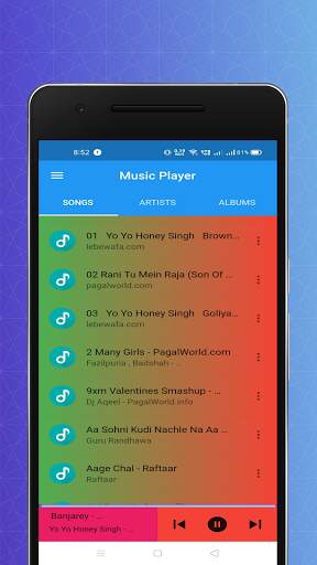 Music Player 2021 - MP3 Player , Audio Player स्क्रीनशॉट 4