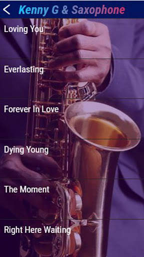 Kenny G instrumental saxophone screenshot 3