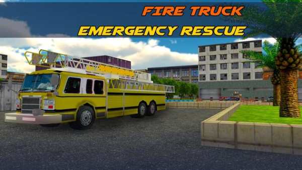 FIRE TRUCK EMERGENCY RESCUE screenshot 1