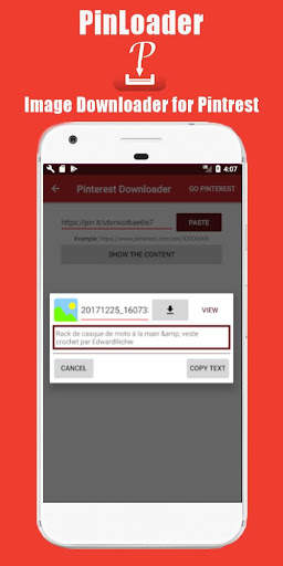 Pinloader Image Downloader screenshot 5