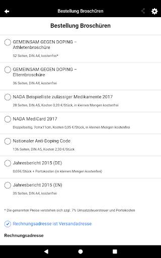 NADA App screenshot 10