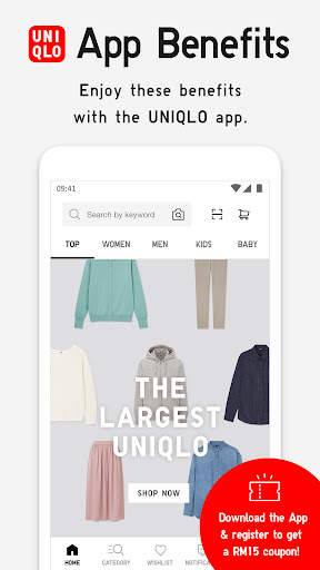 UNIQLO MY screenshot 1