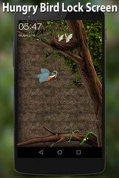 Hungry Bird Lock Screen screenshot 4