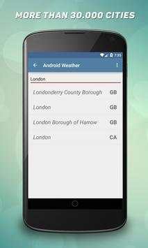 Weather for Android screenshot 5