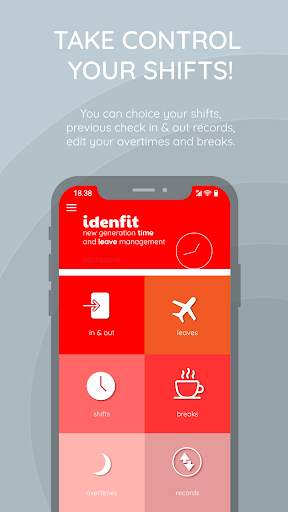 idenfit - time & leave screenshot 2