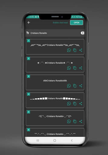 Any ♔Fonts: Fonts for Whatsapp, Instagram, Samsung 5 تصوير الشاشة