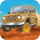 Hill Climb Racing: UAZ car climb logo