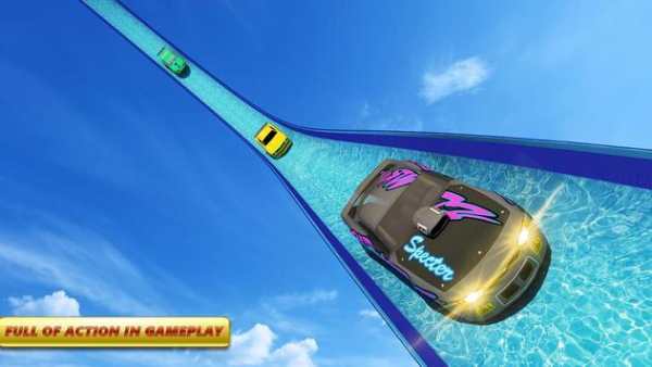 Impossible Stunts Car Mega Ramp Ice Racing screenshot 2