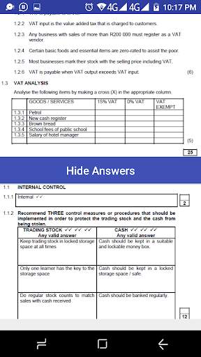 Grade 10 Accounting Mobile Application screenshot 6
