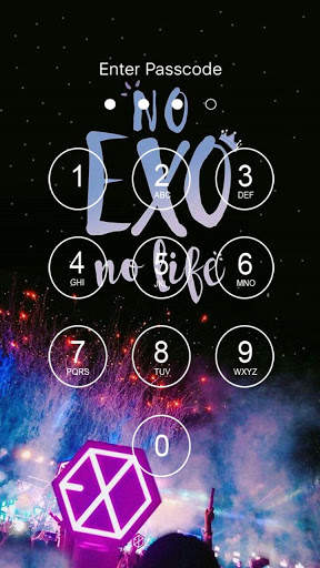 EXO Lock Screen 2 تصوير الشاشة