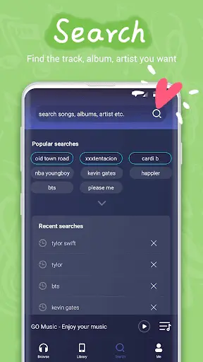 GO Music - Offline & online music, free MV, MP3 screenshot 4