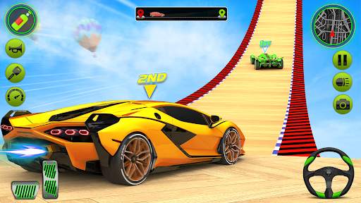 Impossible Mega Ramp Car Stunt screenshot 11