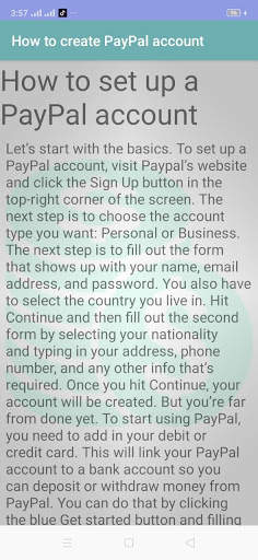 How to create PayPal Account screenshot 4