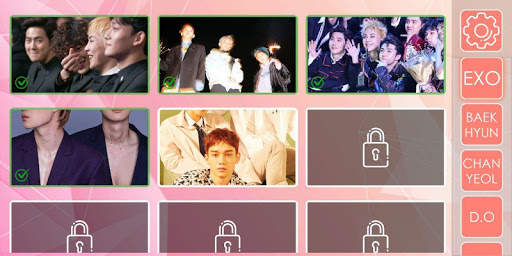 EXO Photo puzzle screenshot 5