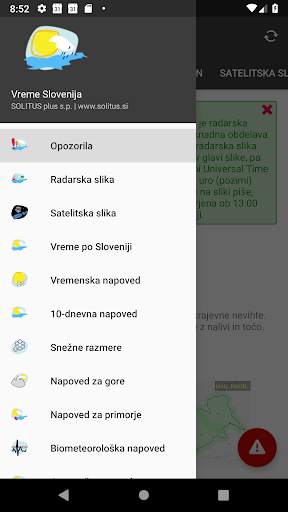 Vreme Slovenija screenshot 1