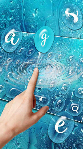 Glass Water Keyboard Theme screenshot 2