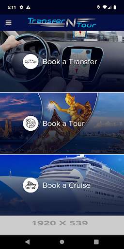 TransferNTour: Travel App screenshot 1