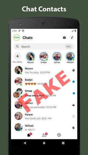 Fake Chat Conversation - prank screenshot 1