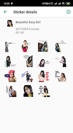 Sexy Girl Stickers screenshot 2