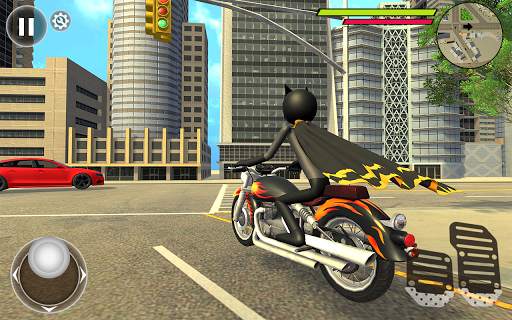 Bat Rope Hero Stickman Crime - Gangster Mafia Game screenshot 9