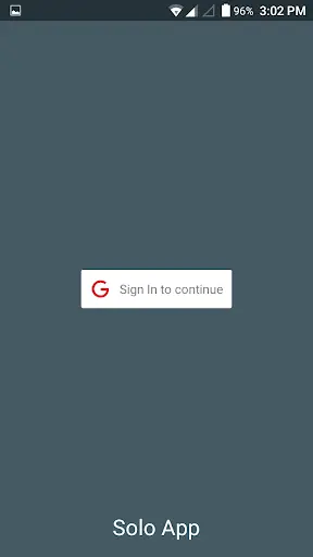 Solo App screenshot 1