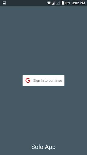 Solo App screenshot 1