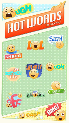 Cool hot words emoji sticker screenshot 2