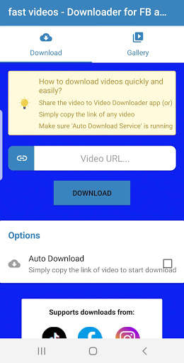 fast videos downloader for FB and insta and tiktok screenshot 2