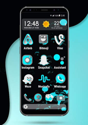 Apolo Freeze - Theme, Icon pack, Wallpaper screenshot 2
