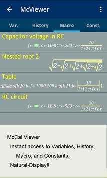 McCal-lite screenshot 2