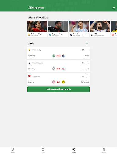 TorAlarm Resultados de futebol screenshot 9