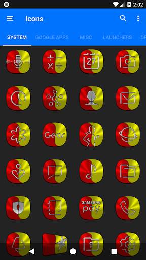 Red and Yellow Icon Pack screenshot 6