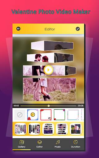 Valentine Photo Video Maker screenshot 5