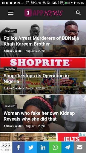 1app News : Trending News Simplified For You 4 تصوير الشاشة