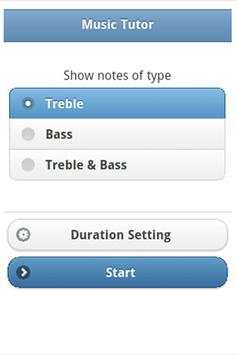 Music Tutor (Sight Reading) 1 تصوير الشاشة