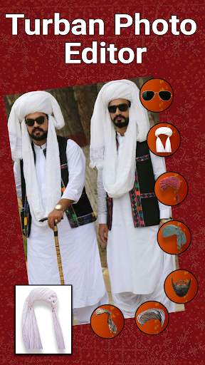 Turban Photo Editor Pathan Afghan Punjabi Balochi screenshot 1