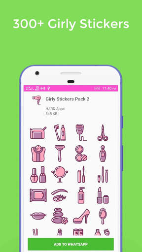 Girl Memoji Stickers For WhatsApp WAStickerApps screenshot 2