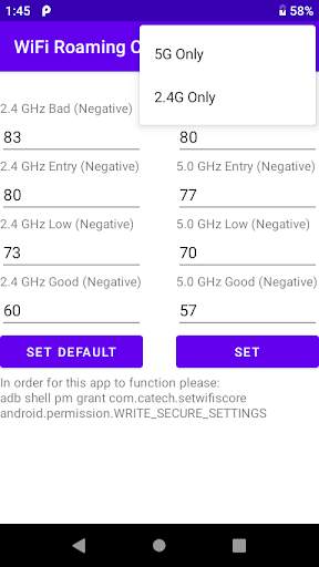 WiFi Roaming Fix screenshot 2