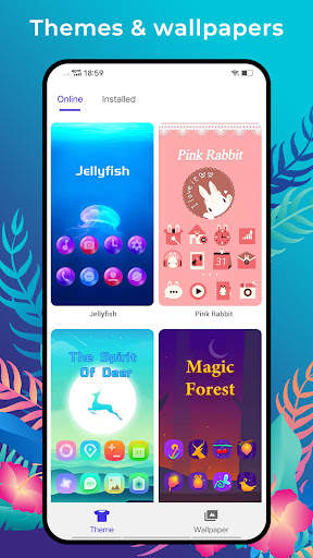 Flower Launcher, beauty themes screenshot 6
