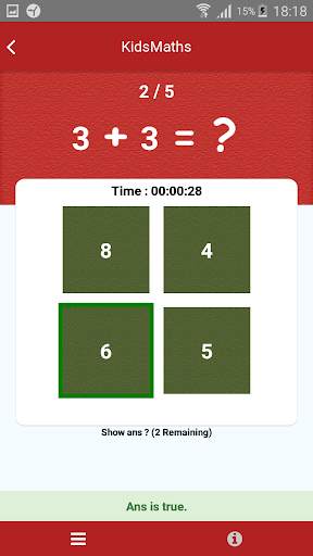 KidsMaths  -  Calculation Game For Everyone screenshot 4