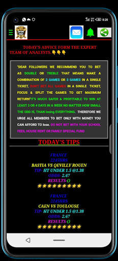 HEPTAGONS SURE BETS: BETTING TIPS screenshot 2