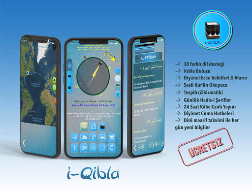 Kıble Yönü Bulma Pusulası, Diyanet Namaz Vakitleri screenshot 2