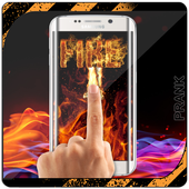 Amazing Fire Screen Prank icon
